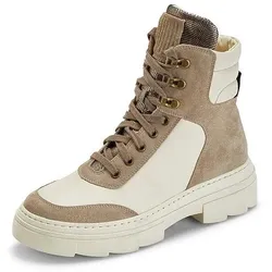 Schnür-Stiefelette Saiga Waldläufer beige, 39