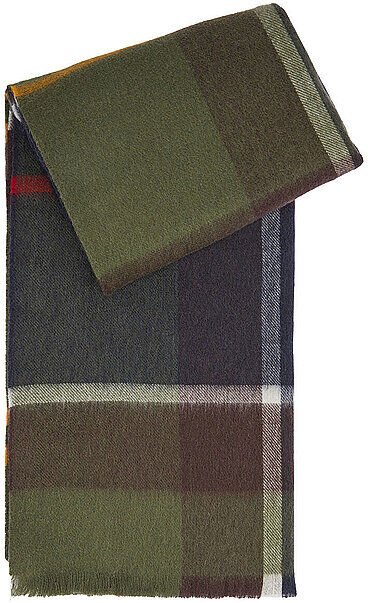 BARBOUR Schal ROSEFIELD dunkelgrün EG