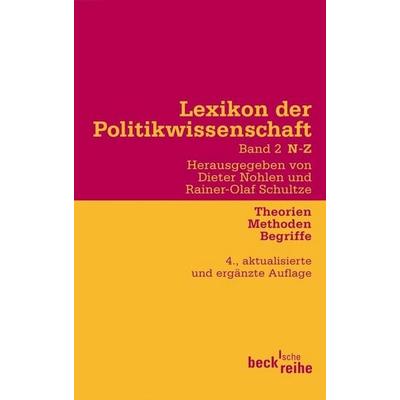 Lexikon der Politikwissenschaft Bd. 2: N-Z, Taschenbuch von , C.H. Beck