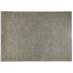 Handwen-Teppich   ¦ grau ¦ Wolle ¦ Maße (cm): B: 160