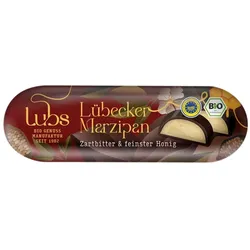 Lübecker Marzipan - Brot Zartbitter & feinster Honig 50g