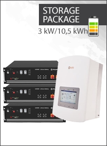 Solis S5 EH1P 3.6 kW + Pylon US3000 10.5 kWh (3 x 3.5 kWh) Paket