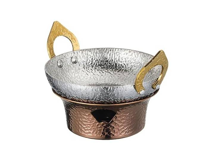 Buffet-Chafing-Set, Speisenwärmer for Buffet Speisenwärmer Mit Doppelgriff und Kochherd-Edelstahlgeschirr