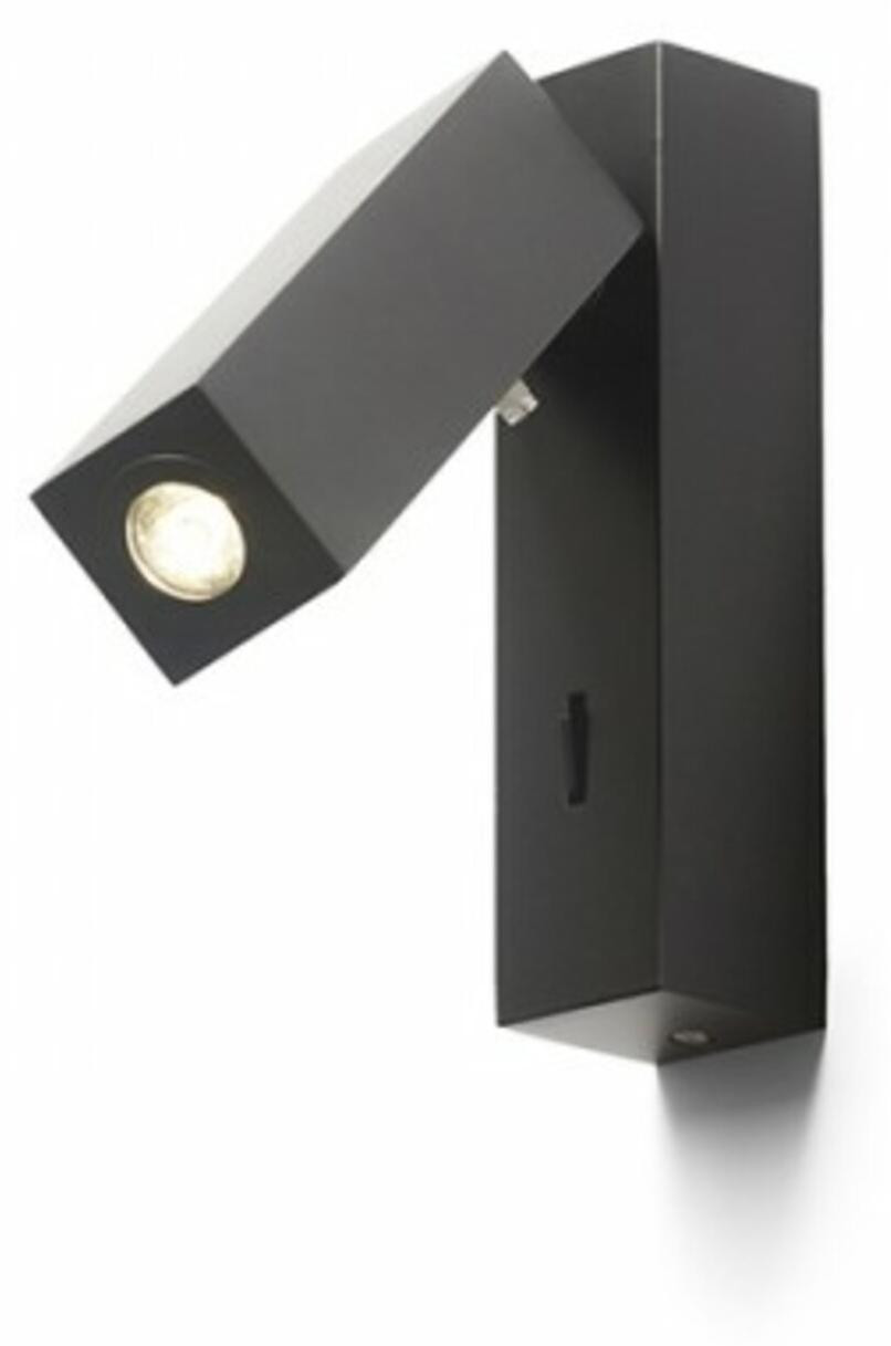 RED - DESIGN RENDL FADO Wandlamp, zwart, LED, 3W, 3000K