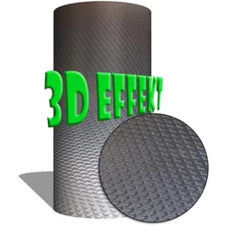 MAUK Carbon Folie Auto- Küchen- Deko- Folie "Penrsose Blocks 3D vinyl black"