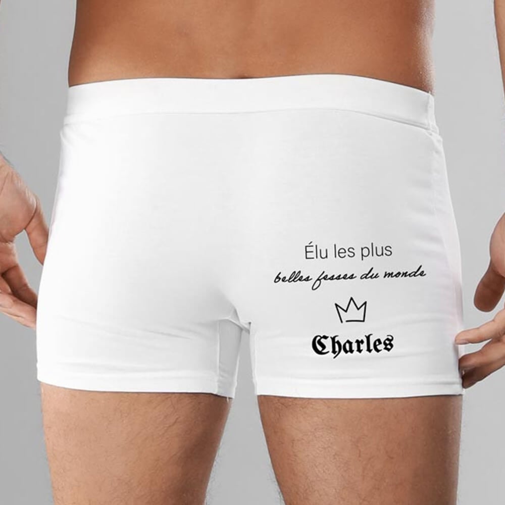Ocadeau Caleçon "belles fesses" avec prénom