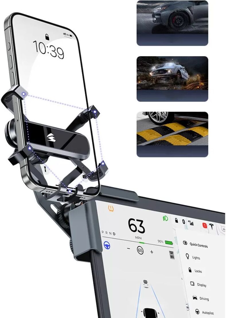 INF Gravity-Legierungs-Bildschirmhalter für Elektrofahrzeuge — HUD-Head-Up-Rechtwinkliger Bildschirmhalter, höhenverstellbar