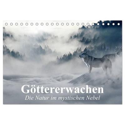 Göttererwachen. Die Natur im mystischen Nebel (Tischkalender 2027 DIN A5 quer), CALVENDO Monatskalender