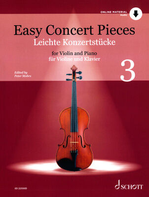 Schott Easy Concert Pieces Violin 3