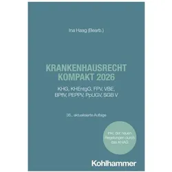 Krankenhausrecht kompakt 2026, Fachbücher von Ina Haag