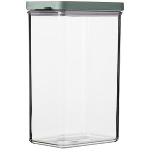 Mepal Vorratsdose Omnia, aus Kunststoff, 2 Liter, transparent / Nordic sage, luftdicht