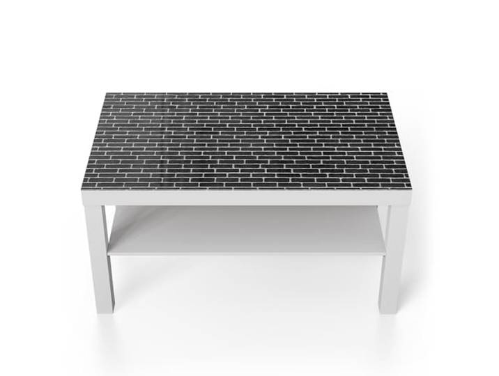 DEQORI Glastisch weiß groß 90x50 cm Motiv Monolith der Stärke ausgefallener Beistelltisch aus Glas Hochglanz Couchtisch fürs Wohnzimmer moderner Couch Tisch mit Design
