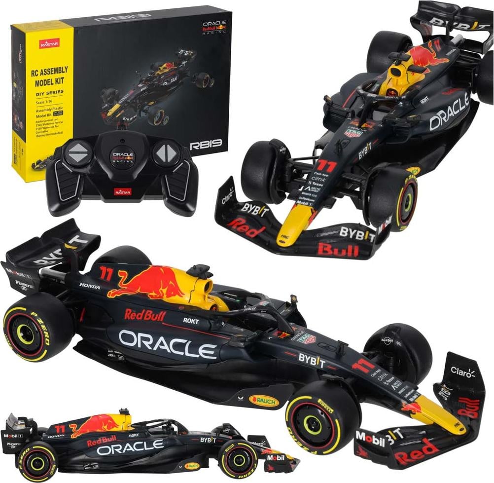Rastar 92600 Oracle Red Bull Racing RB19 op afstand bestuurbare modelauto bouwdoos schaal 1:16