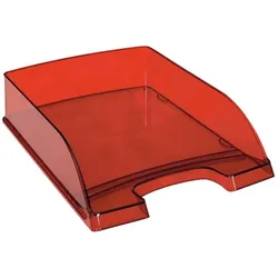 LEITZ Briefablage DIN A4 rot-transparent