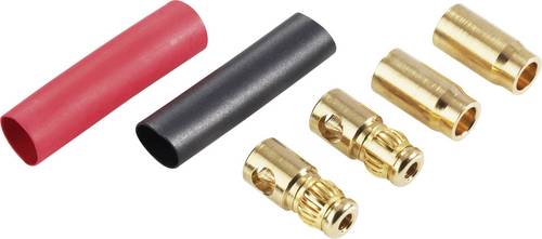 Schnepp DS 6 Büschelstecker Stecker, gerade, Buchse, gerade Stift-Ø: 6mm Rot, Schwarz 1St.