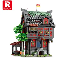 Reobrix 66017 Mittelalterliche Taverne Klemmbaustein 3214 Teile ab 14