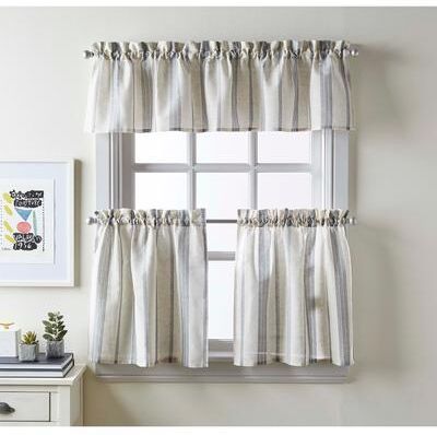 Curtainworks McKenzie Valance and Tier Pair Curtain Collection