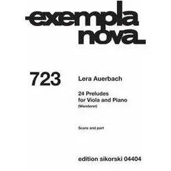 24 Preludes for Viola and Piano, Fachbücher von Lera Auerbach