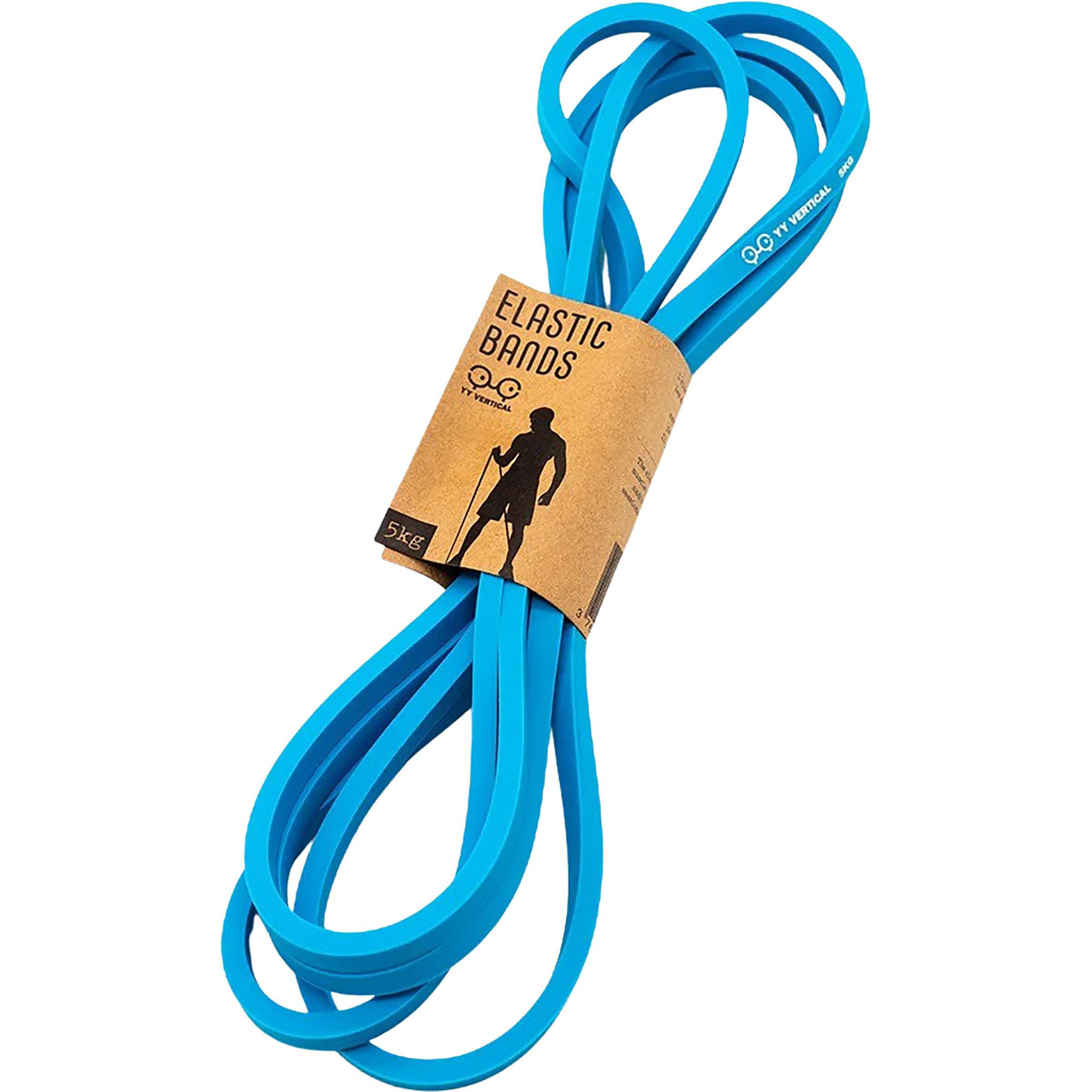 YY Vertical Elastic Fitnessbänder Klettertraining blau Größe 5kg Training & Fitness