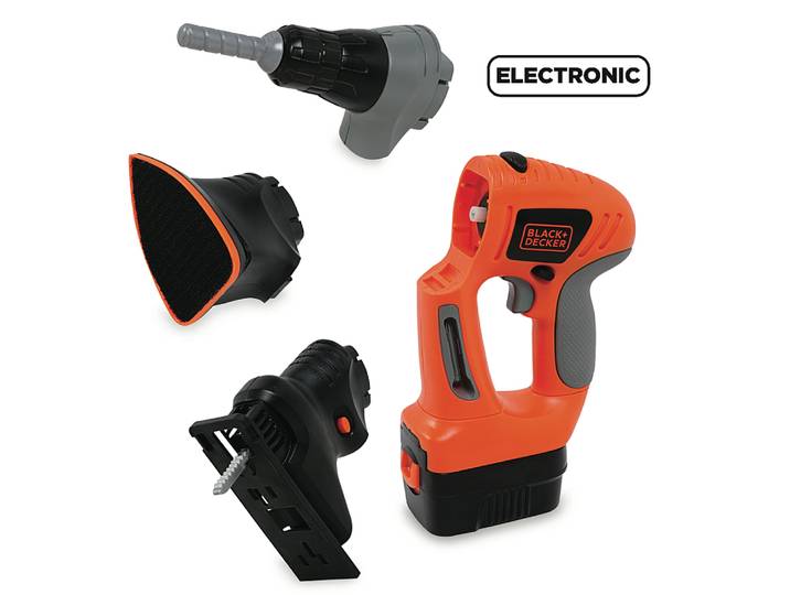 Set Smoby Black & Decker Evo - perceuse, ponceuse, scie sauteuse - Smoby