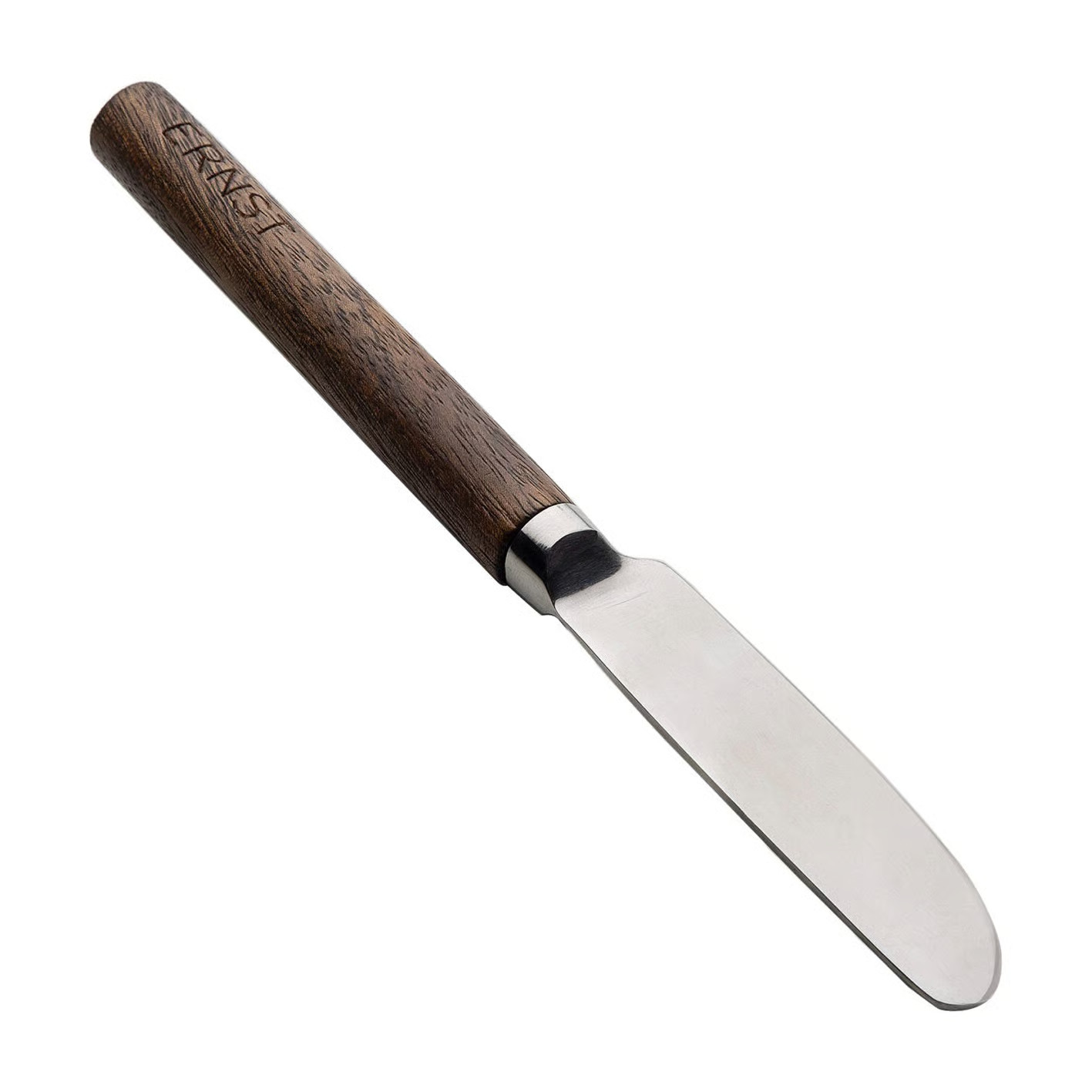 ERNST botermes met houten handvat Donkerbruin