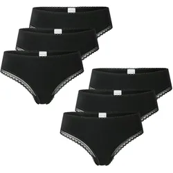 Schiesser Damen Tanga Modern Multipacks 6er Pack