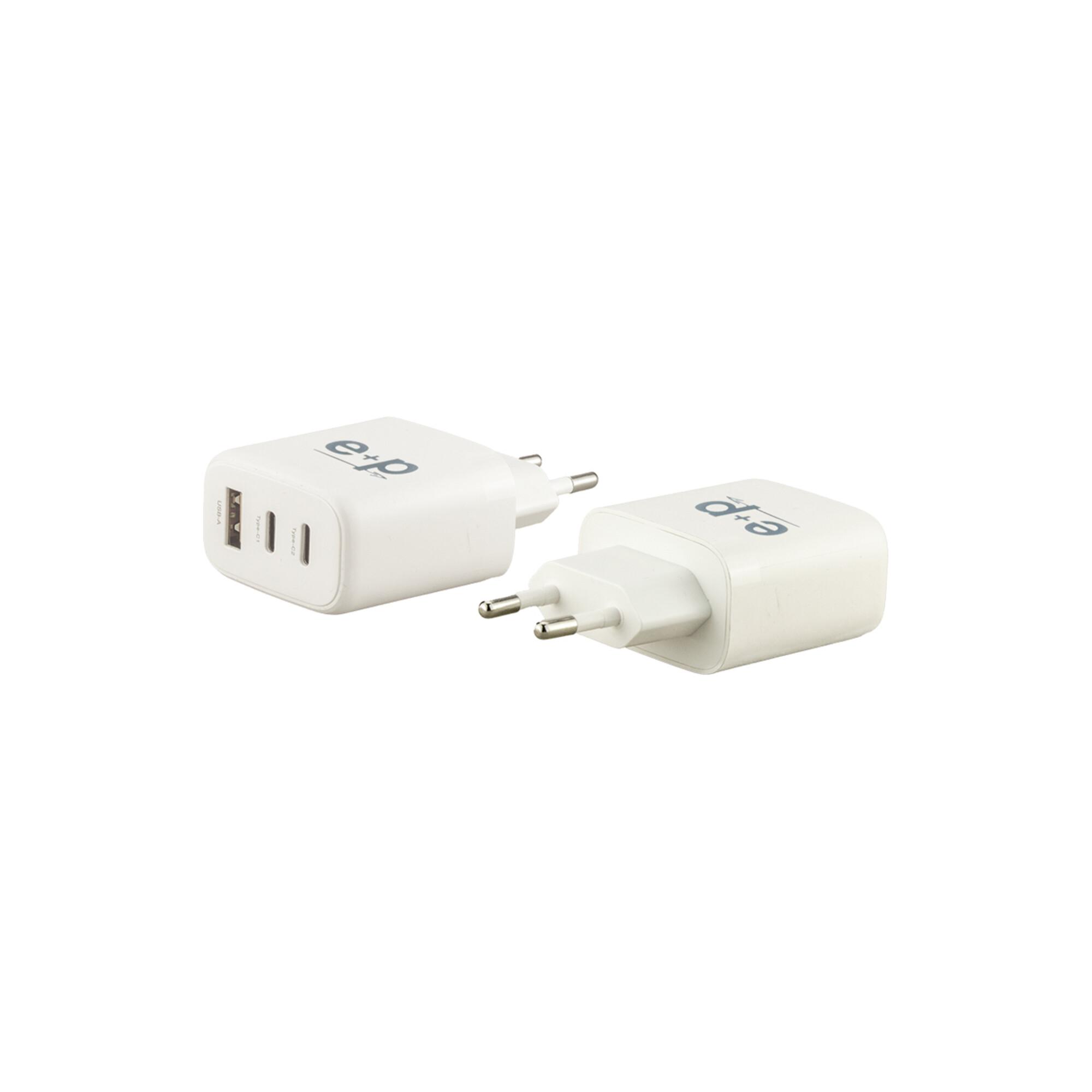 e+p USB-Schnell-Ladegerät GaN AC 213 3 Ports (000014541300)
