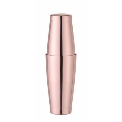 25x Tin-on-Tin Boston Shaker,BarUp,0,8L,Kupfer,⌀90mm