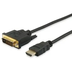 Equip HDMI ZU DVI-D Adapter Kabel, Stecker / Stecker, 2.0m, bidirektional