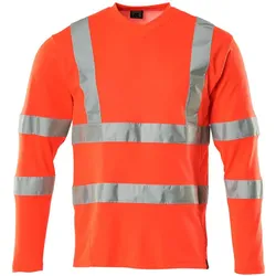 MASCOT Langarmshirt Hi-vis Rot M - 18281-995-222-M - Hi-vis Rot