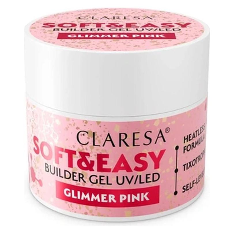 Claresa Builder Gel Glimmer Pink 90 Grams (Glimmer Pink, UV-Gel Lack) (OTHER)