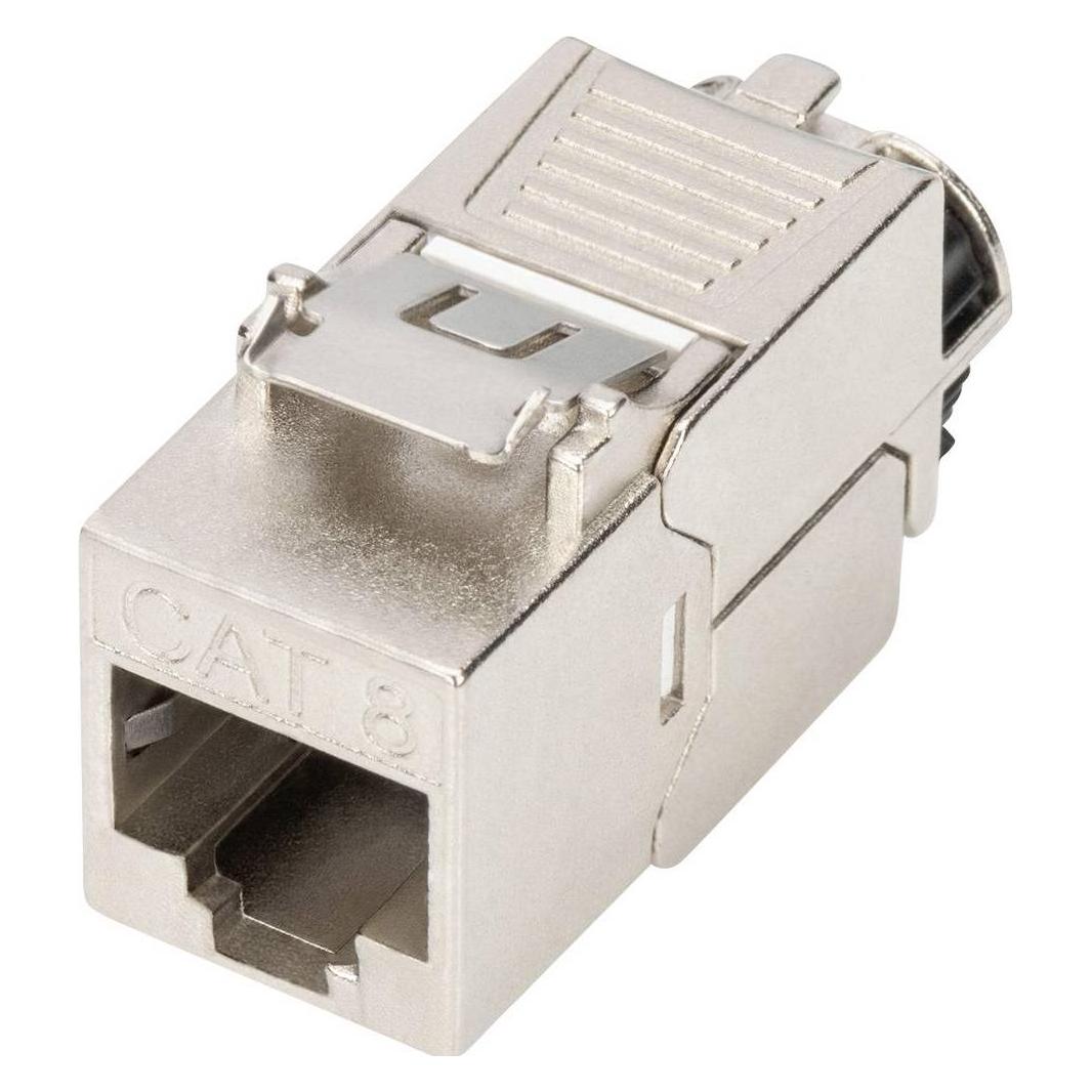 Digitus Cat.8.I Keystone Modul geschirmt, werkzeuglos, Staubkappe, 12 Stk. (Keystone Modul) (DN-93816-12)