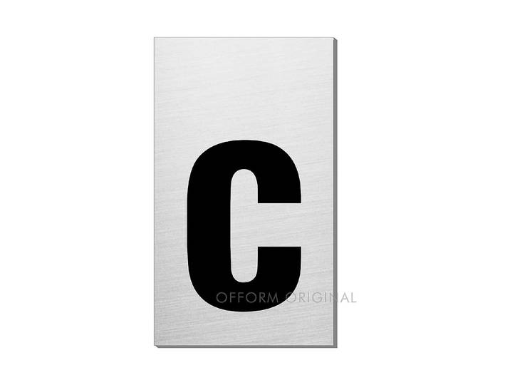 SteeloX Buchstabe C 10 × 6 cm