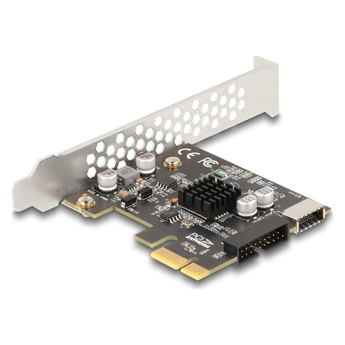 Delock PCI Express x1 Karte zu 1 x intern USB 5 Gbps Typ-E K (90344)