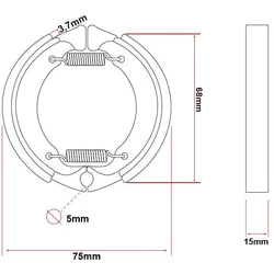Tambores de freno para Mi3 lite/Mi4 lite/Motus Scooty 10