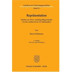 Repräsentation, Fachbücher von Hasso Hofmann