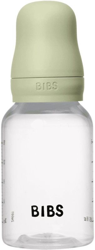 BIBS Anti-Colic Baby Bottle Latex biberon anti-coliques avec tétine en caoutchouc Sage 1 pcs