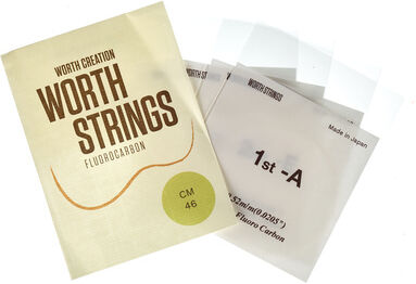 Worth Strings CM Concert/Soprano Ukulele Set Transparent
