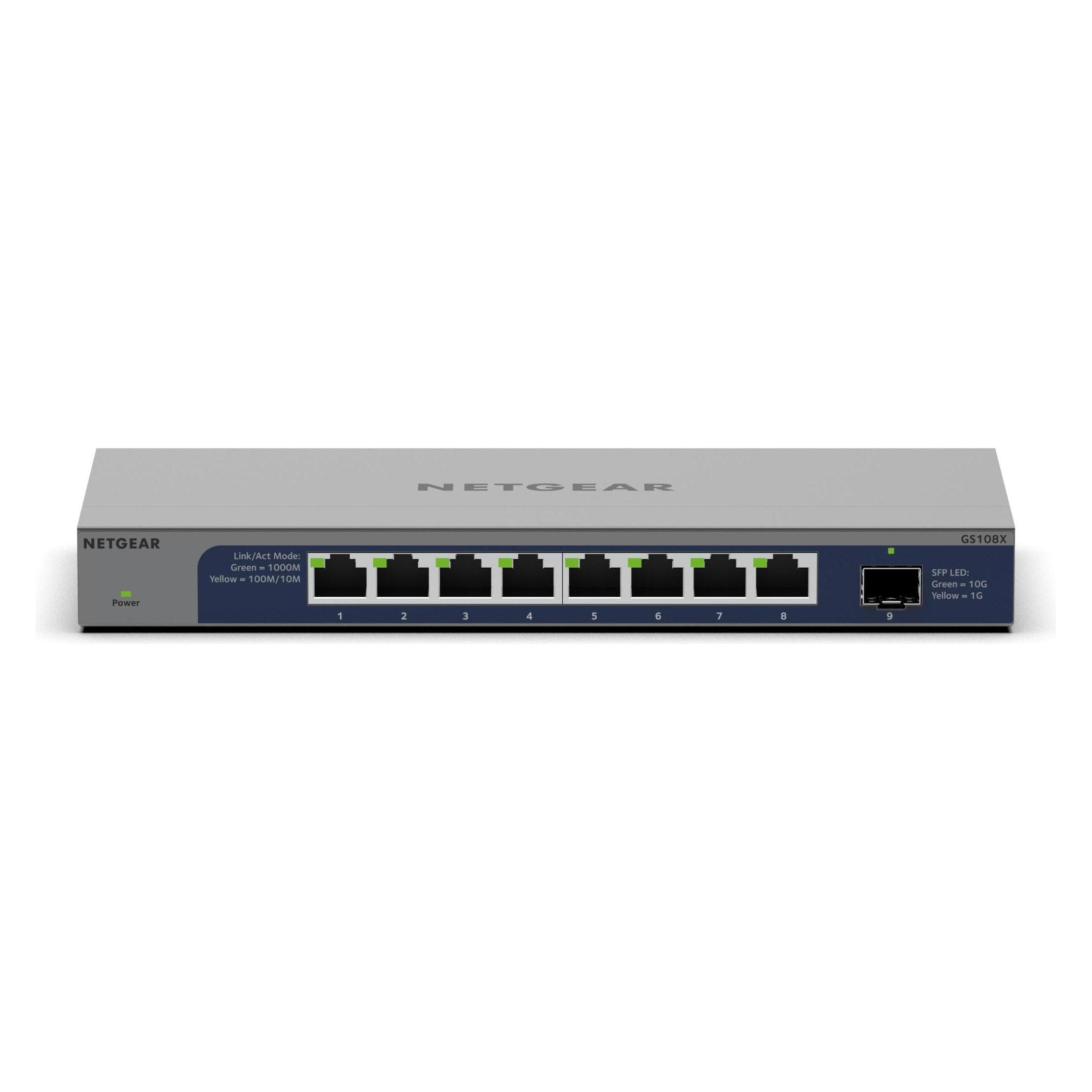 Netgear GS108X-100EUS (8 Ports) (GS108X-100EUS)