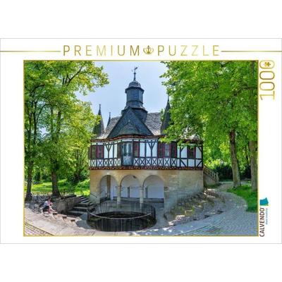 CALVENDO Puzzle Das Brunnenhaus | 1000 Teile Lege-Größe 64x48cm Foto-Puzzle für glückliche Stunden