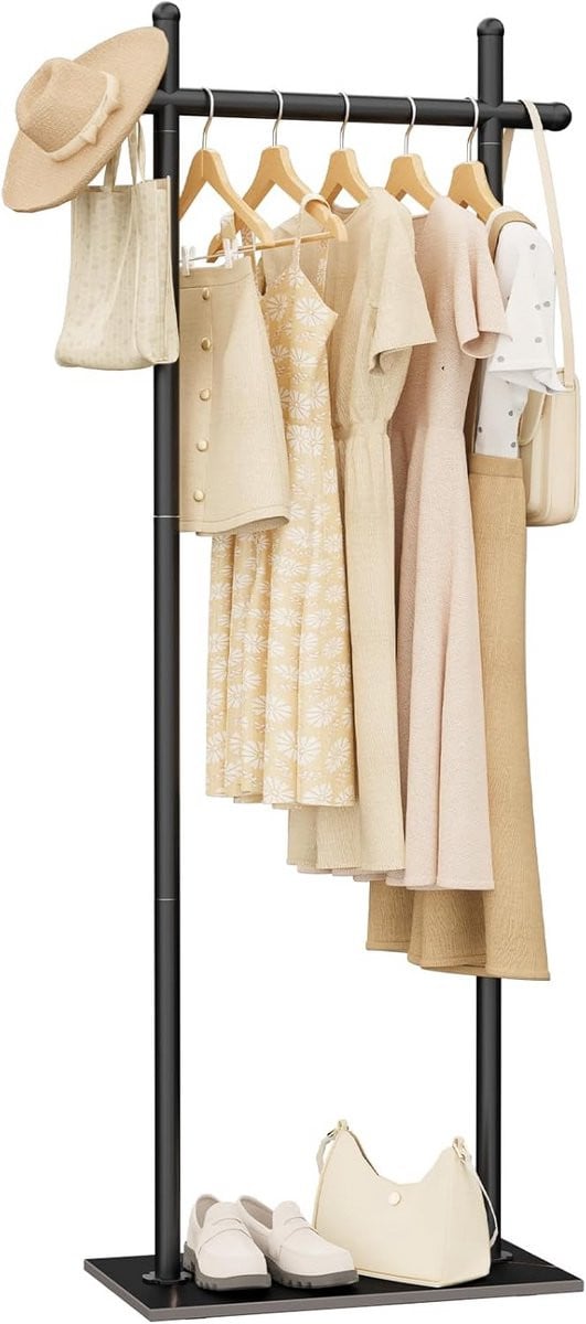 Vrijstaande Kapstok met Stevige Rotsbasis - Industriële Kledingrek voor Kleding en Hoeden