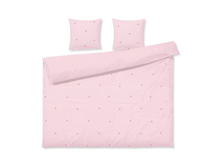 Juna Ensemble de lit Daisy 220x220 cm Pink-rouge