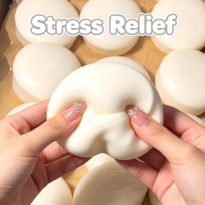 Quick Pick Pro Milk Cake Squishy Squeeze Toy Cute Dessert Inspired Stress Relief Fidget 1 Pcs