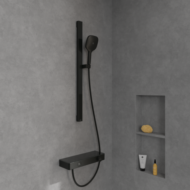 Villeroy und Boch Infinity Showers Duschgarnitur TVS110003000K5 105x31x890mm, eckig, matt black