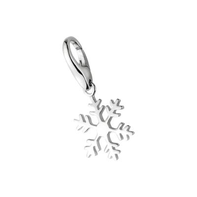 Charm-Einhänger "Eiskristall, Silber 925", silber, GIORGIO MARTELLO MILANO, Charms, Damen, Silber 925 (Sterlingsilber)