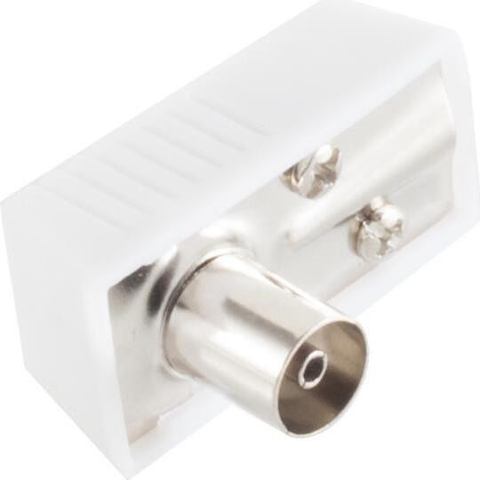 Shiverpeaks BS82021 IEC Mannelijke Connector Nikkel Wit IJzer