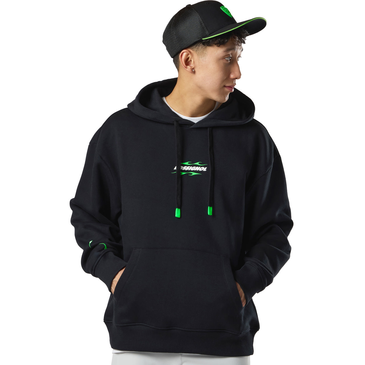 Rossignol Skiwear Hoodie SUPER PROJECT black - S