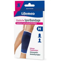 LifemeD Elastische Sportbandage Waden XL 1 St Bandage