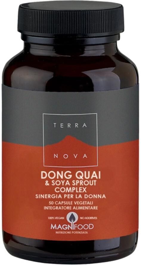 FORLIVE Srl Terranova Sinergia Per la donna Dong Quai & Soya Sprout Complex - Integratore alimentare 50 Capsule Vegetali