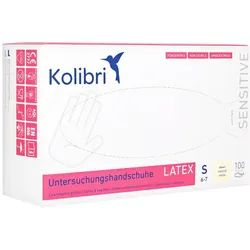 Kolibri Sensitive U.hands.latex unst.pf 100 St